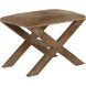 Theodora 19.25 inch Tan / Brown Stool